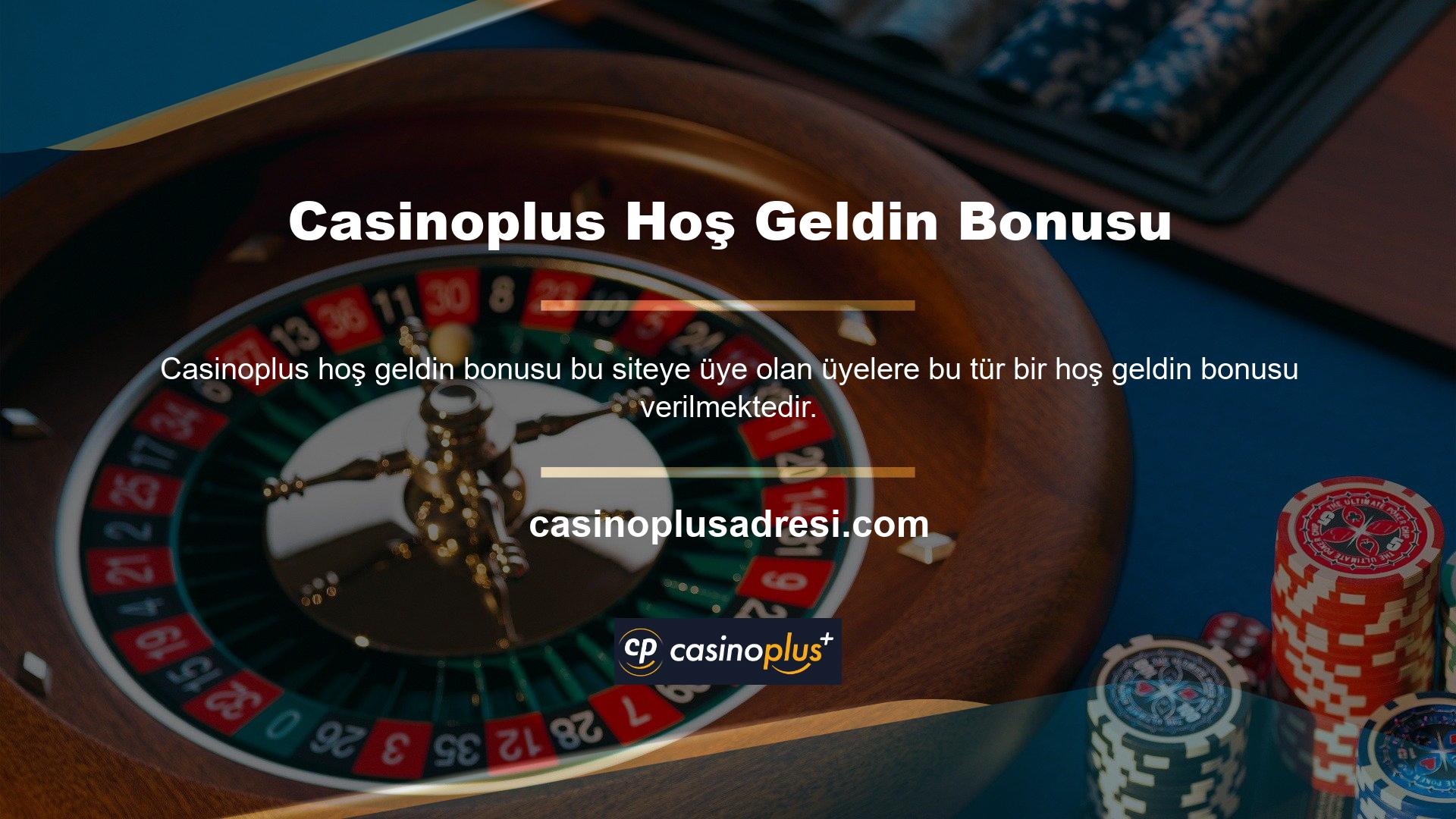 Başka bir deyişle Casinoplus katılmak, ücretsiz bonusu almanın ön şartıdır