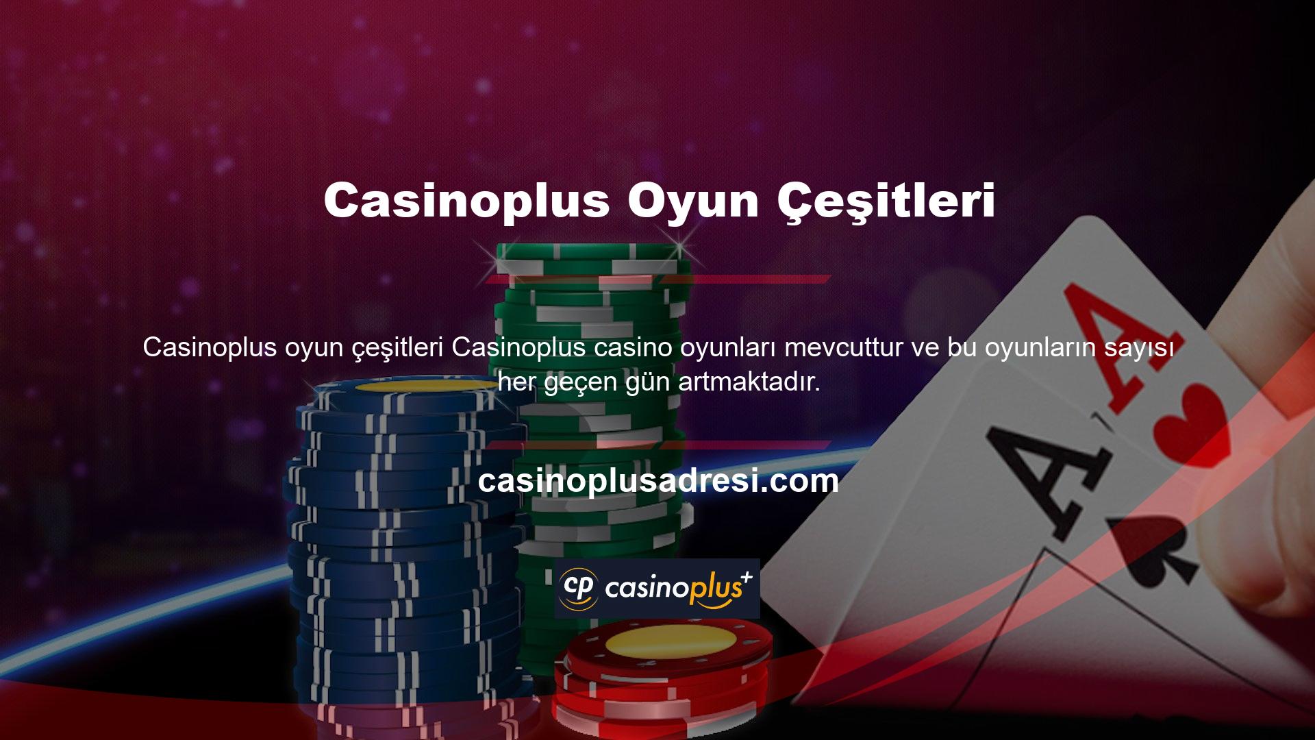Casino oyunlarını oynamak için hesabınızı kullanmanız gerekir
