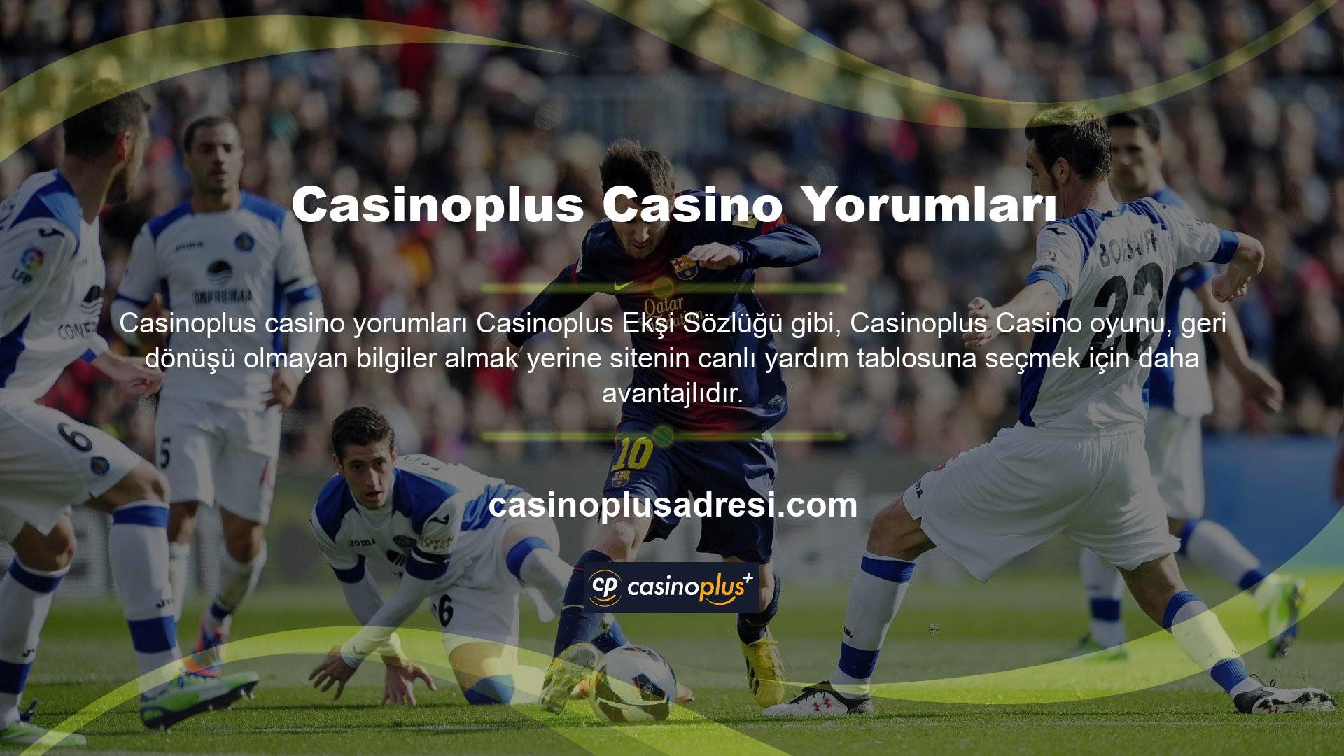 Casinoplus ile destek hattında ücretsiz olarak konuşabilirsiniz