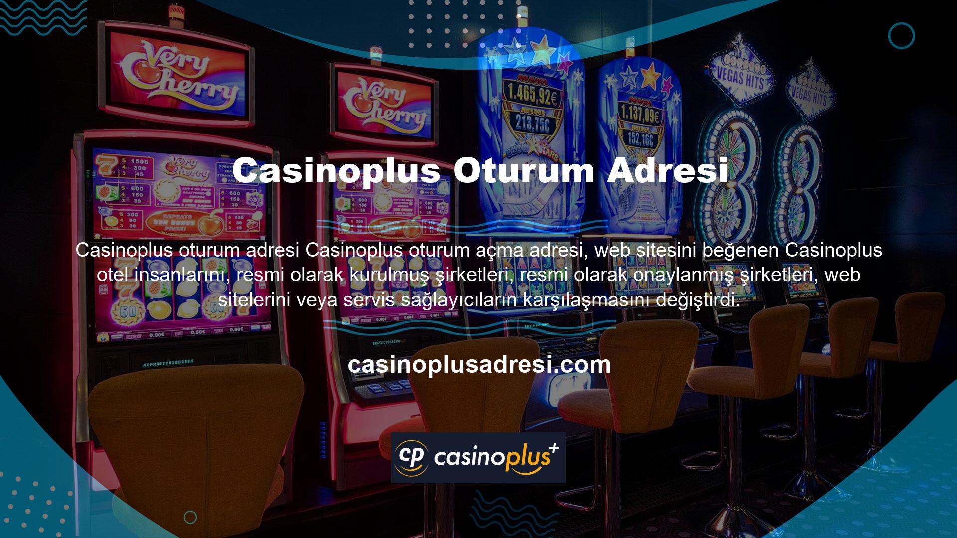 Casinoplus şirketin de bir otel bulunduğu bir web sitesi gösteriyor